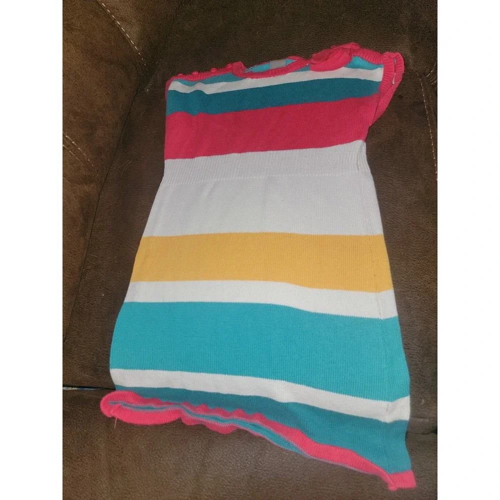 Gymboree ready dress go striped dress size 7‎